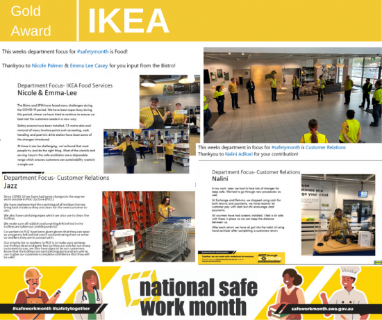 Ikea national safe work month competition entry